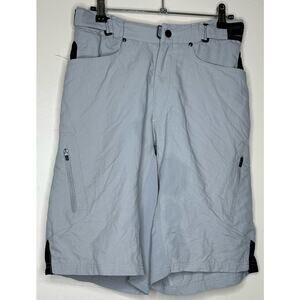 Zoic Ether Cycling Mountain Biking Cargo Shorts 11" Inseam Gray Size Medium